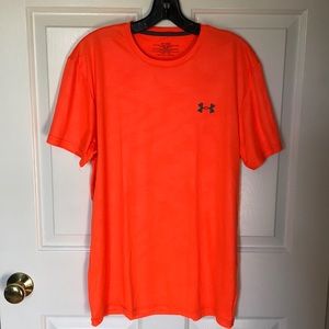 Men’s under armour fluorescent orange shirt